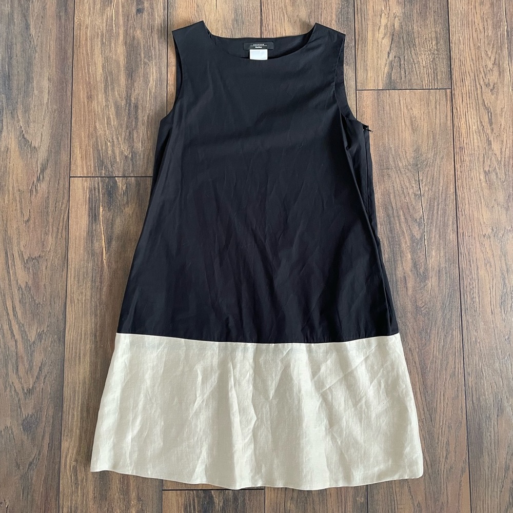 Weekend by Max Mara Dress w Linen Bottom